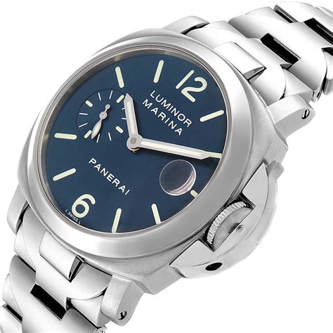 Panerai Luminor Marina PAM00120 Automatic Black Dial Steel 